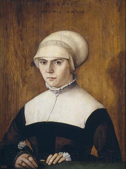 Christoph Amberger The wife of Jorg Zorer, at the age of 28